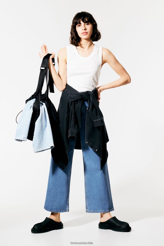 Bimba Y Lola culotte - vaqueros de tiro alto PT6884518 ropa azul