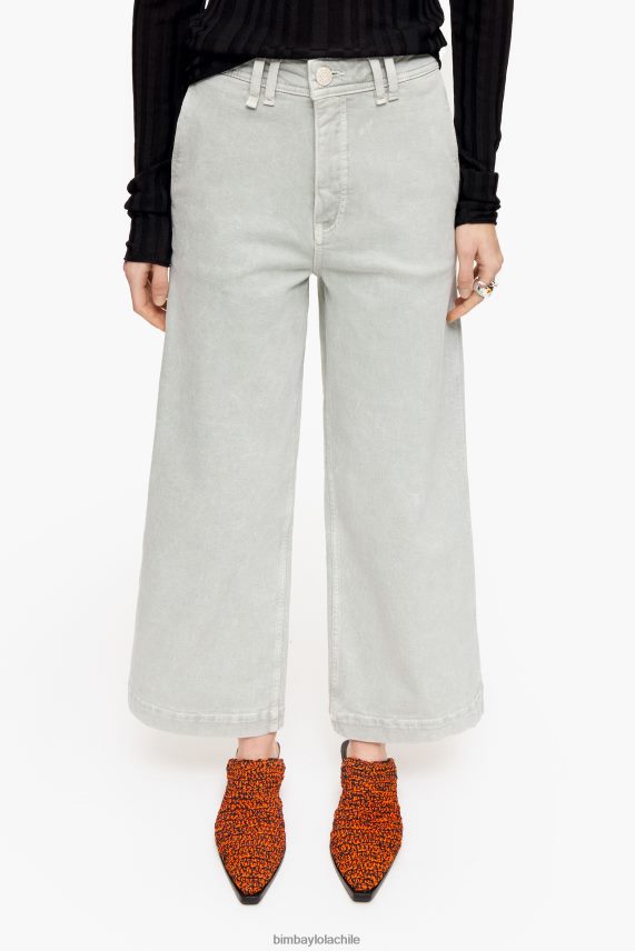 Bimba Y Lola culotte - vaqueros de tiro alto PT6884519 ropa Menta verde