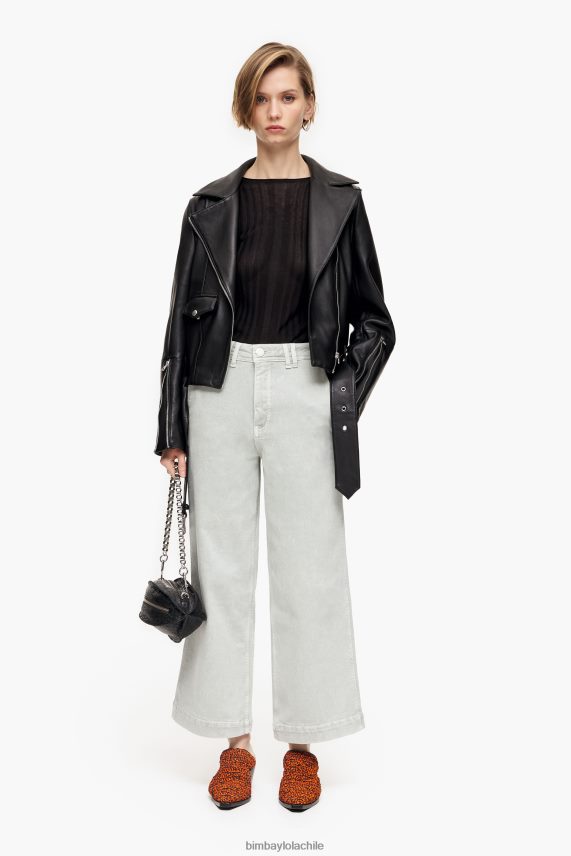 Bimba Y Lola culotte - vaqueros de tiro alto PT6884519 ropa Menta verde