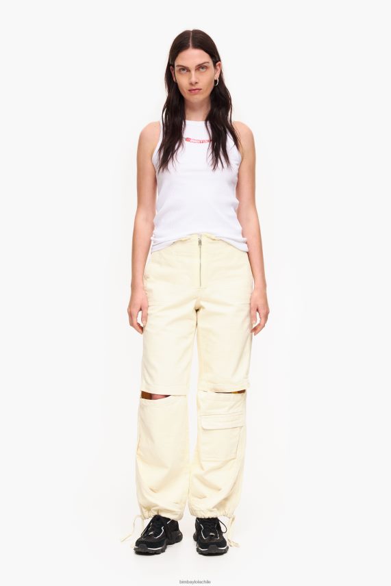 Bimba Y Lola jeans color cargo PT6884541 ropa manteca