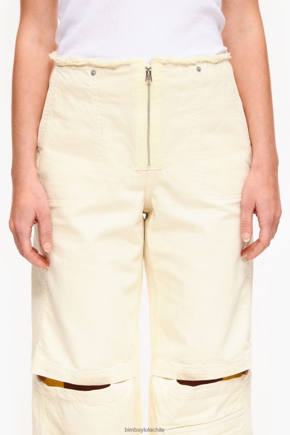 Bimba Y Lola jeans color cargo PT6884541 ropa manteca