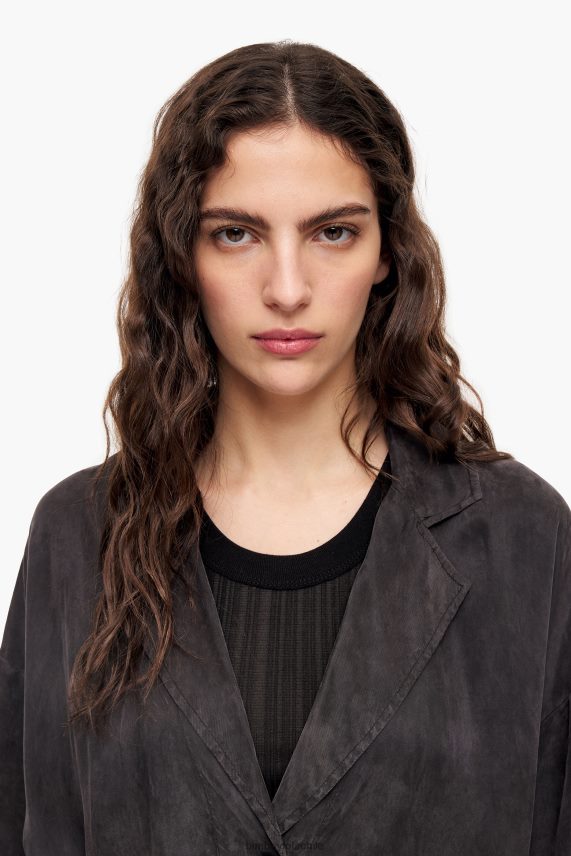 Bimba Y Lola chaqueta oversize PT6884491 ropa negro lavado