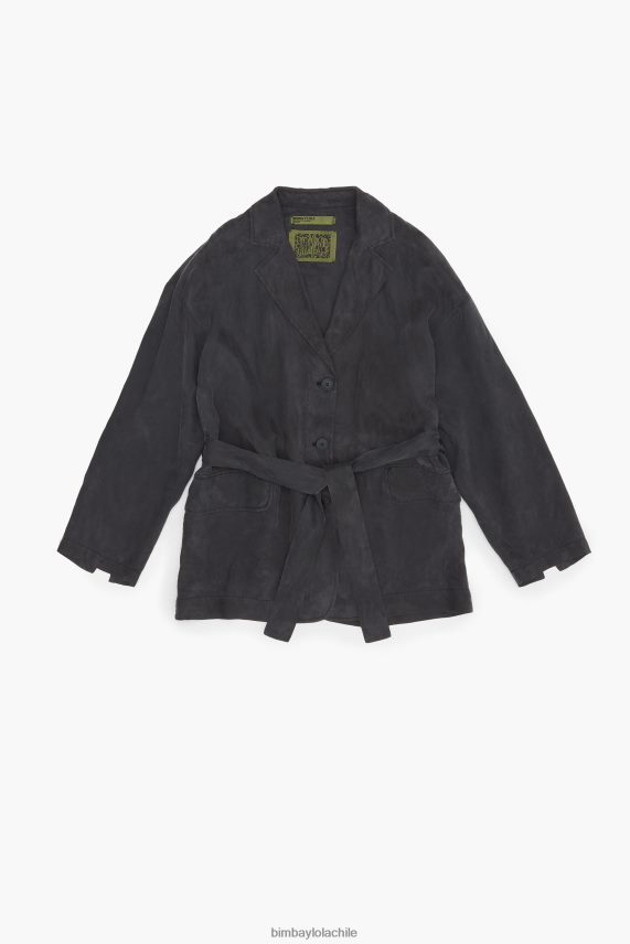 Bimba Y Lola chaqueta oversize PT6884491 ropa negro lavado