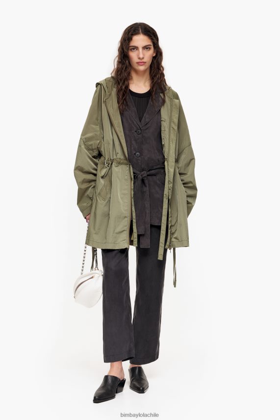 Bimba Y Lola chaqueta oversize PT6884491 ropa negro lavado