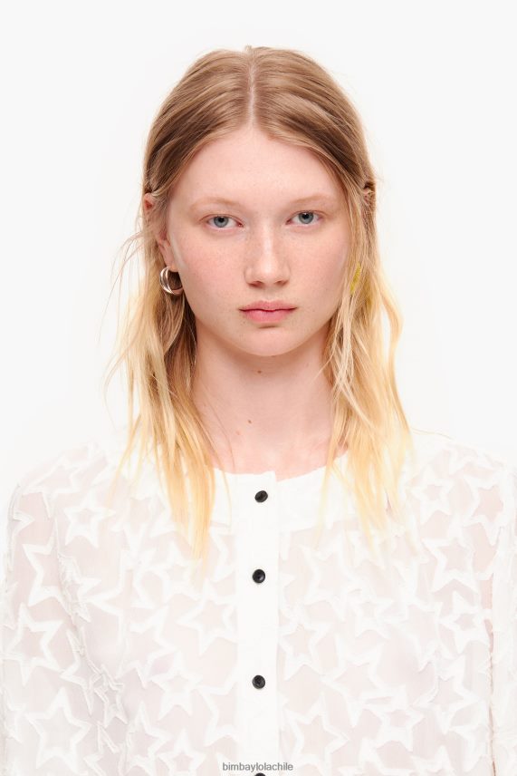 Bimba Y Lola blusa corta en jacquard PT6884340 ropa estrella