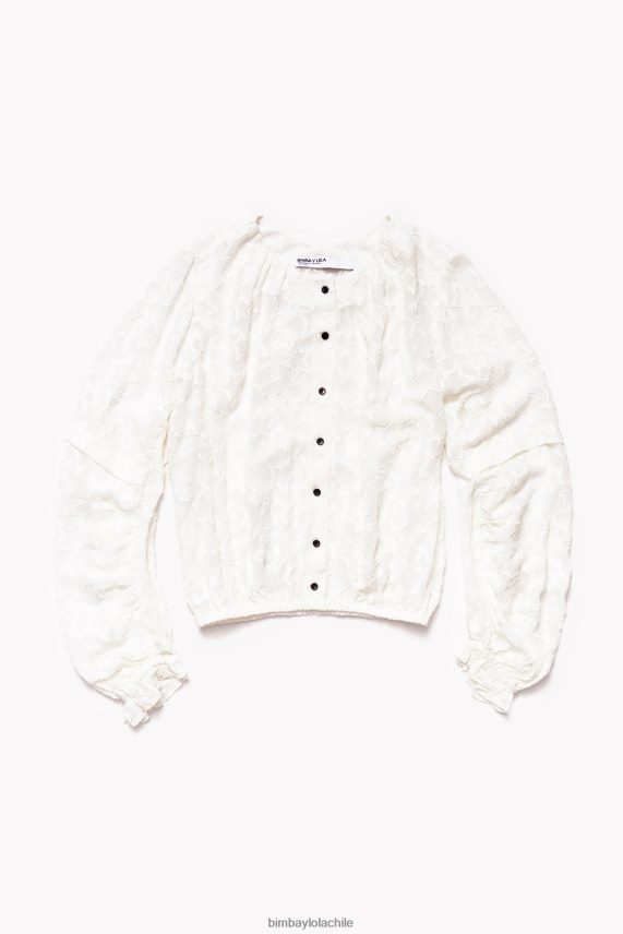Bimba Y Lola blusa corta en jacquard PT6884340 ropa estrella