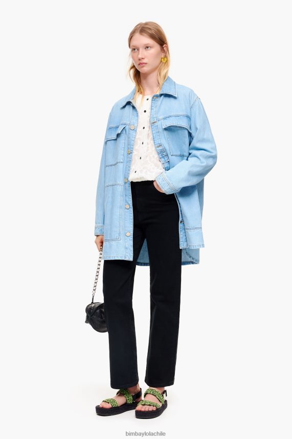 Bimba Y Lola blusa corta en jacquard PT6884340 ropa estrella