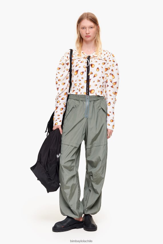 Bimba Y Lola blusa corta fuego PT6884343 ropa Marfil