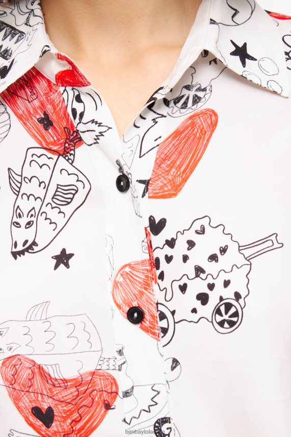 Bimba Y Lola camisa de corazón PT6884347 ropa apodo