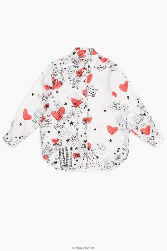 Bimba Y Lola camisa de corazón PT6884347 ropa apodo
