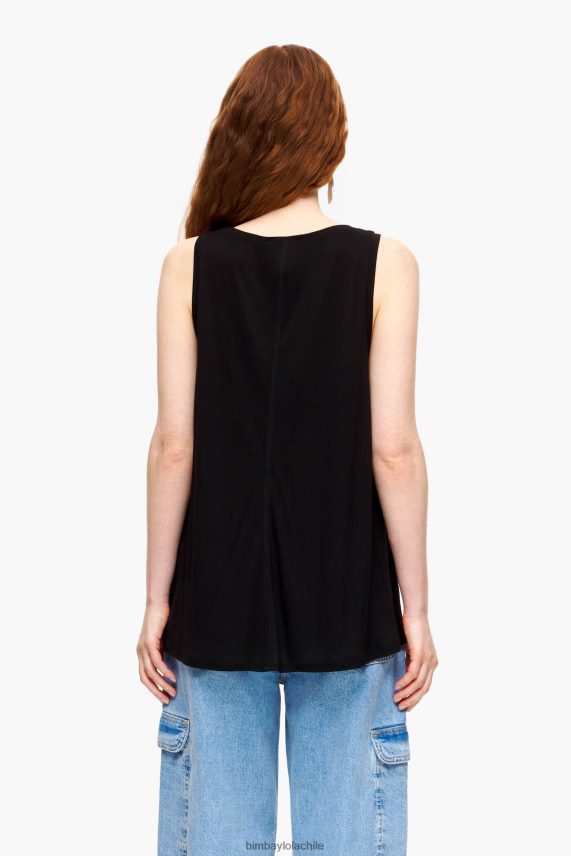 Bimba Y Lola camiseta acampanada PT6884315 ropa negro