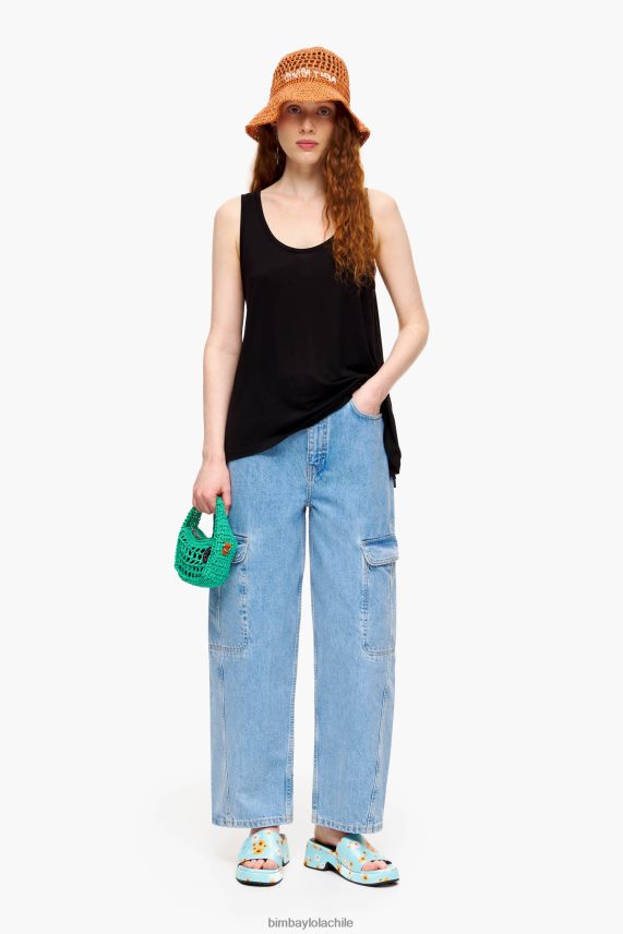 Bimba Y Lola camiseta acampanada PT6884315 ropa negro