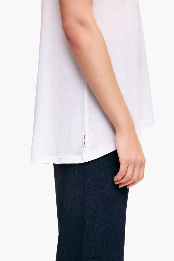 Bimba Y Lola camiseta acampanada PT6884316 ropa blanco