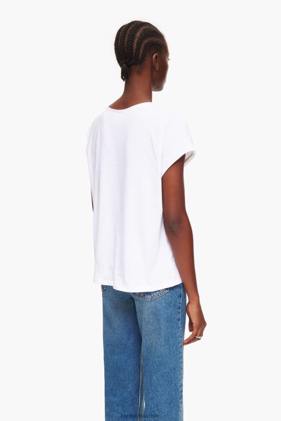 Bimba Y Lola camiseta con logo PT6884258 ropa blanco