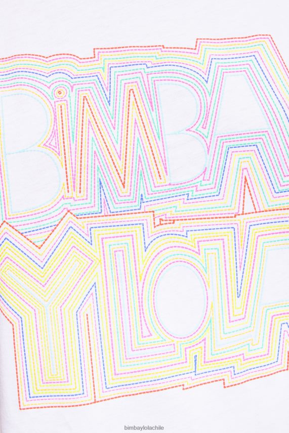 Bimba Y Lola camiseta con logo PT6884258 ropa blanco