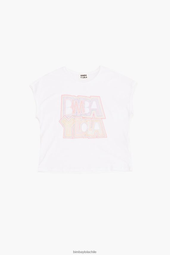 Bimba Y Lola camiseta con logo PT6884258 ropa blanco