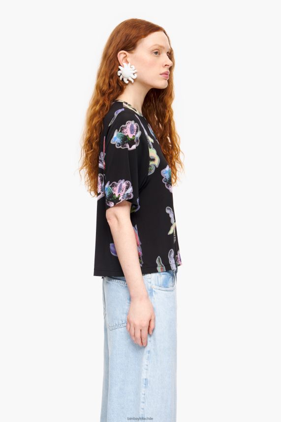 Bimba Y Lola camiseta coral oscuro PT6884266 ropa gris