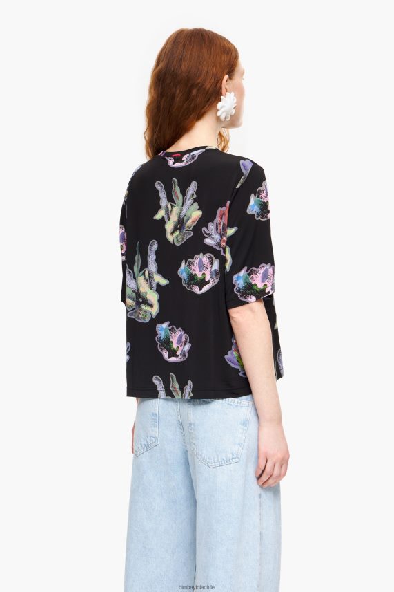 Bimba Y Lola camiseta coral oscuro PT6884266 ropa gris