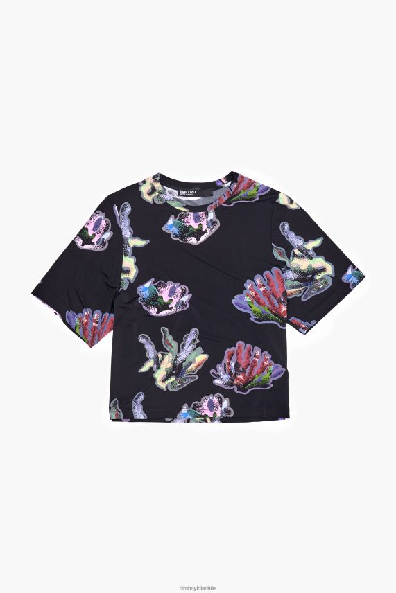 Bimba Y Lola camiseta coral oscuro PT6884266 ropa gris