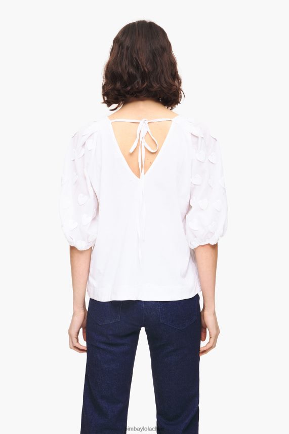 Bimba Y Lola camiseta de doble tejido PT6884285 ropa blanco