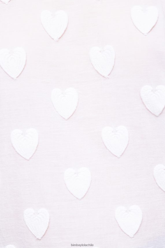 Bimba Y Lola camiseta de doble tejido PT6884285 ropa blanco