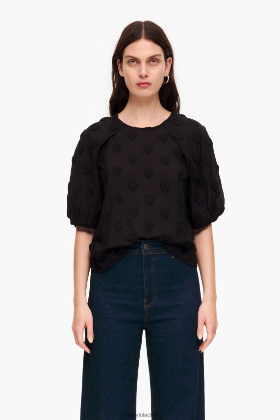 Bimba Y Lola camiseta de doble tejido PT6884286 ropa negro