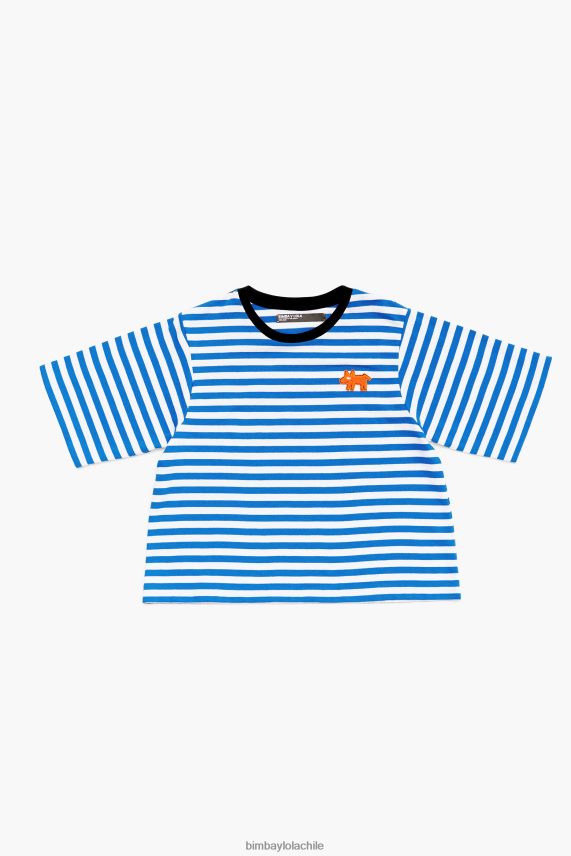 Bimba Y Lola camiseta de perro a rayas PT6884254 ropa azul