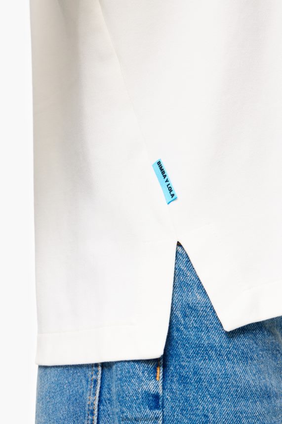 Bimba Y Lola camiseta de punto PT6884300 ropa blanco