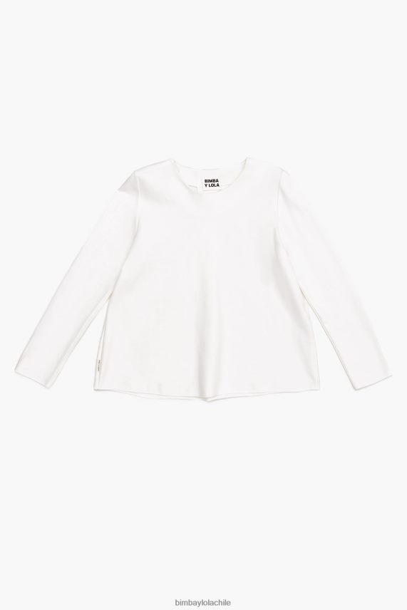 Bimba Y Lola camiseta de punto PT6884300 ropa blanco
