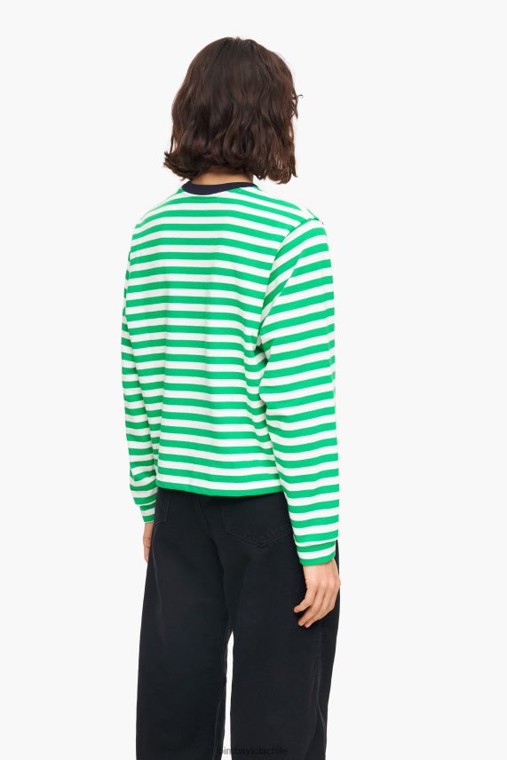 Bimba Y Lola camiseta de rayas PT6884255 ropa verde