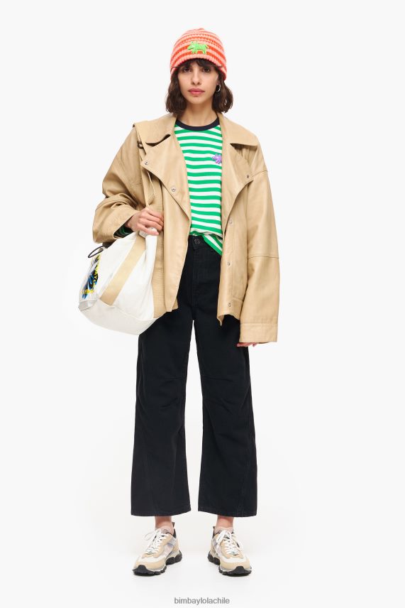 Bimba Y Lola camiseta de rayas PT6884255 ropa verde