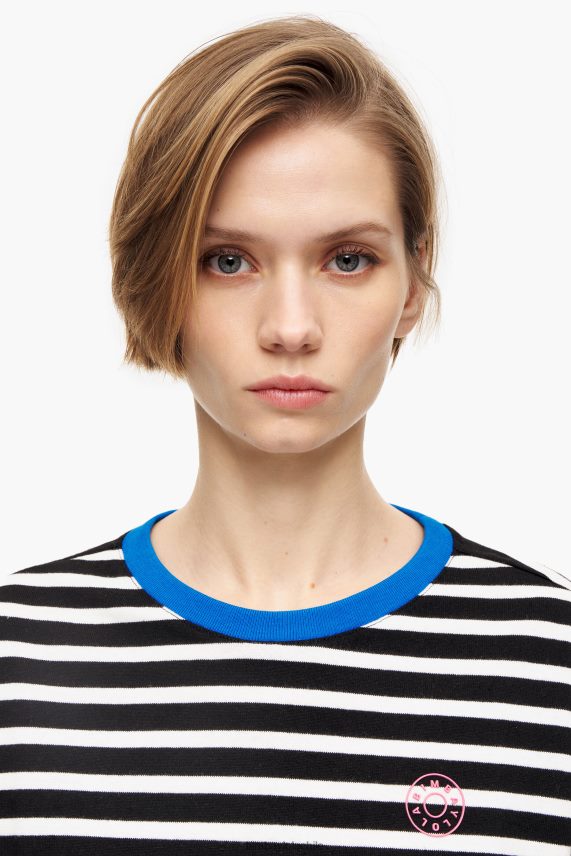 Bimba Y Lola camiseta de rayas PT6884317 ropa negro