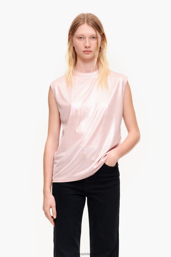 Bimba Y Lola camiseta fluida corta PT6884308 ropa rosa