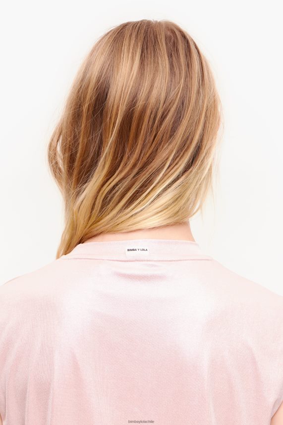 Bimba Y Lola camiseta fluida corta PT6884308 ropa rosa