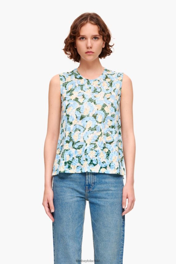 Bimba Y Lola camiseta ligera animal brush PT6884292 ropa azul