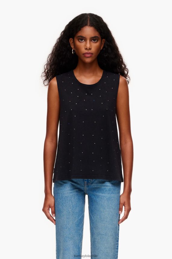 Bimba Y Lola camiseta piedras multicolor PT6884297 ropa negro