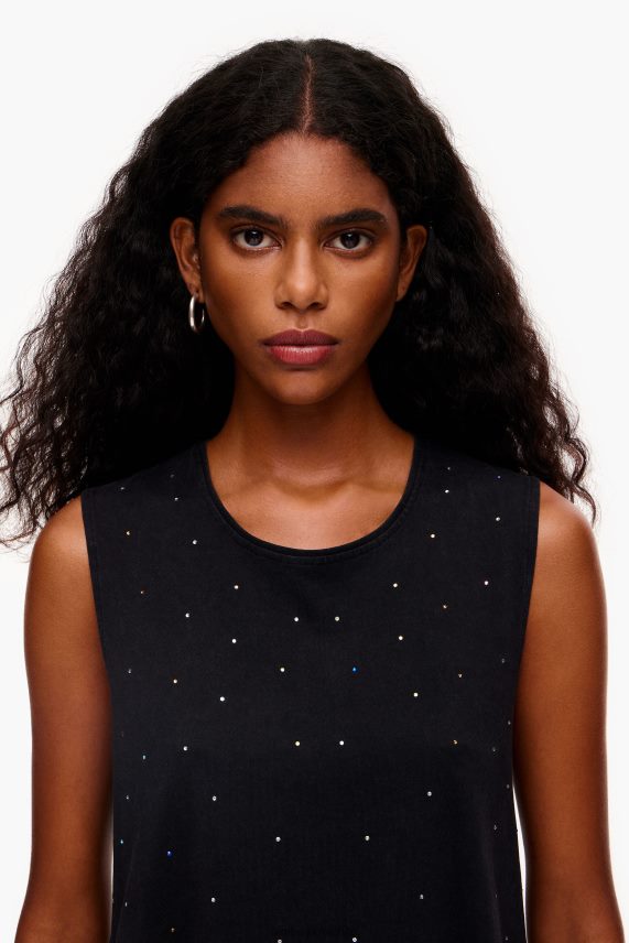 Bimba Y Lola camiseta piedras multicolor PT6884297 ropa negro