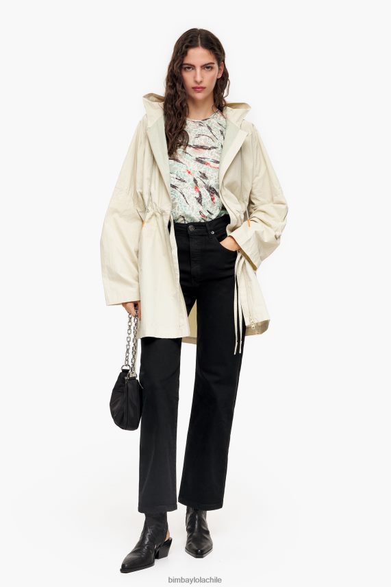 Bimba Y Lola playera acampanada con estampado de alas de mariposa PT6884305 ropa menta