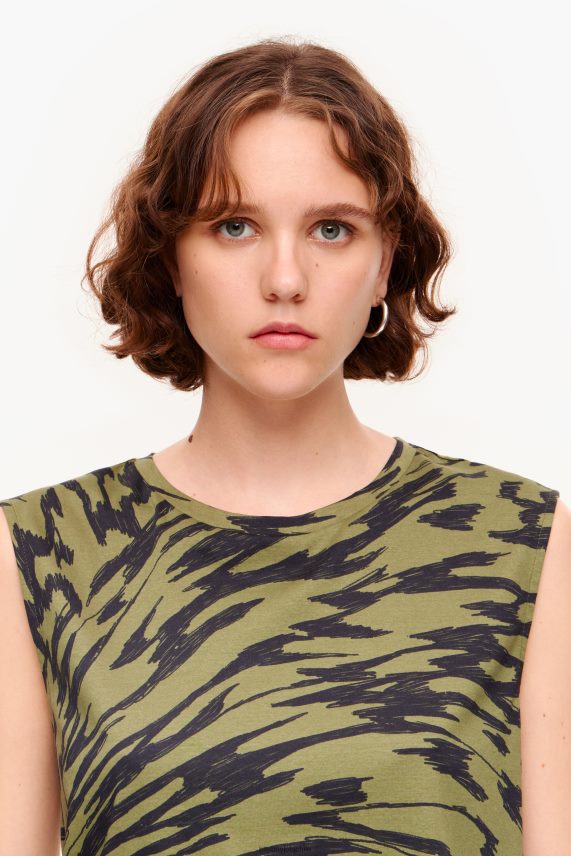 Bimba Y Lola playera con estampado de alas de mariposa PT6884298 ropa caqui