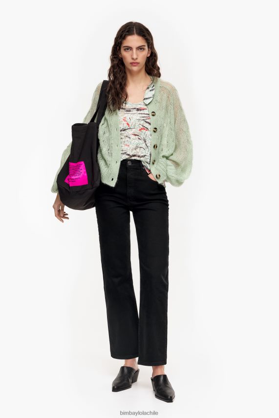 Bimba Y Lola playera con estampado de alas de mariposa PT6884304 ropa menta