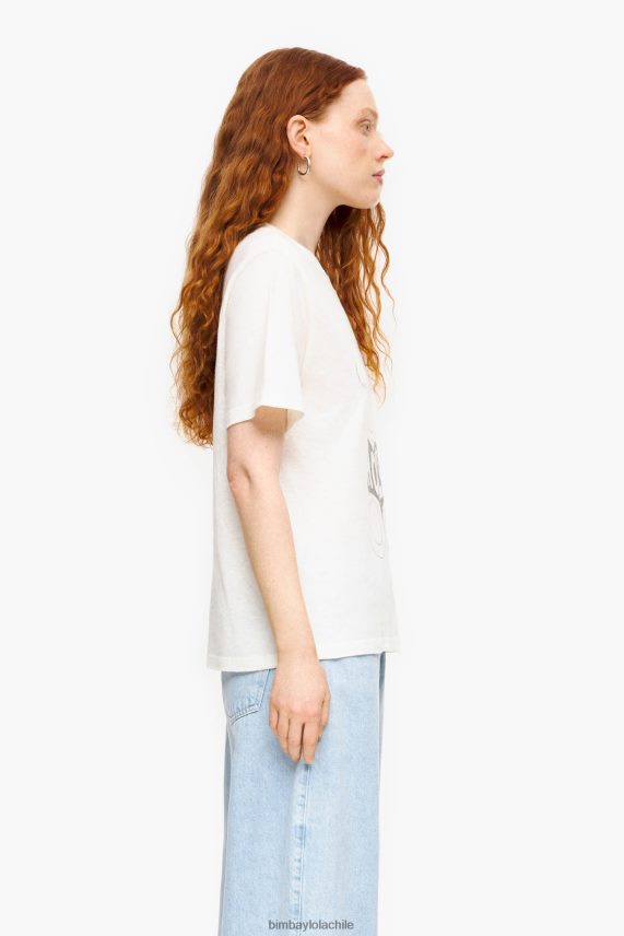 Bimba Y Lola playera con estampado de oso panda PT6884271 ropa crudo