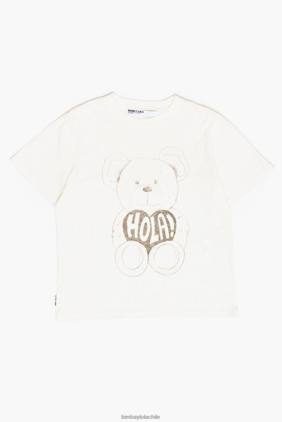 Bimba Y Lola playera con estampado de oso panda PT6884271 ropa crudo
