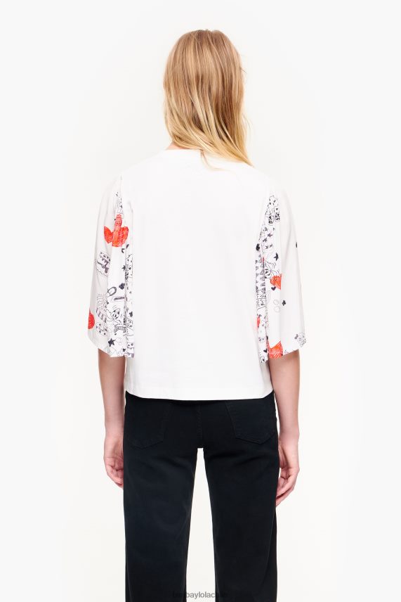 Bimba Y Lola playera de dos tejidos con estampado de corazones PT6884282 ropa apodo