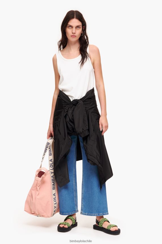 Bimba Y Lola ponte di roma camiseta sin mangas PT6884289 ropa Marfil