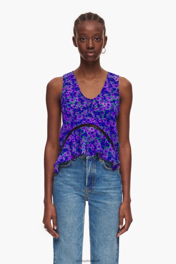 Bimba Y Lola mini top con estampado completo PT6884345 ropa flores