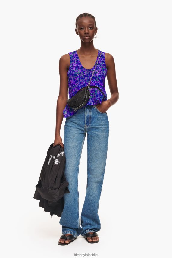 Bimba Y Lola mini top con estampado completo PT6884345 ropa flores