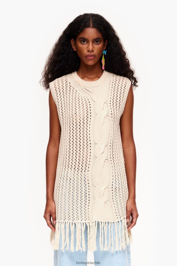Bimba Y Lola chaleco de punto PT6884351 ropa crudo