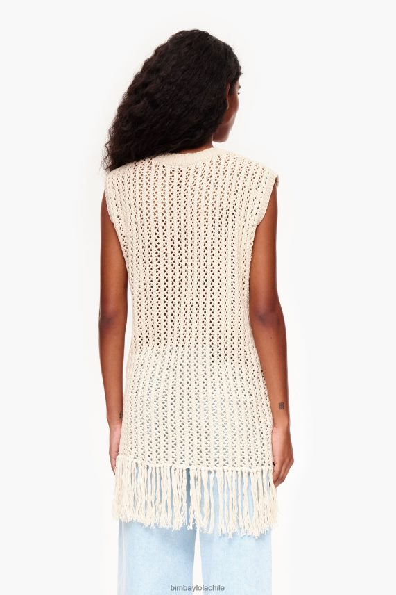 Bimba Y Lola chaleco de punto PT6884351 ropa crudo
