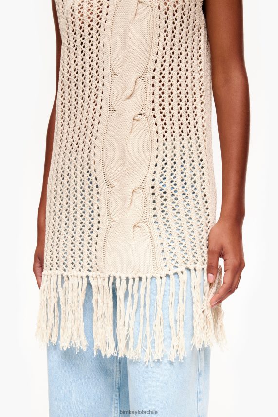 Bimba Y Lola chaleco de punto PT6884351 ropa crudo