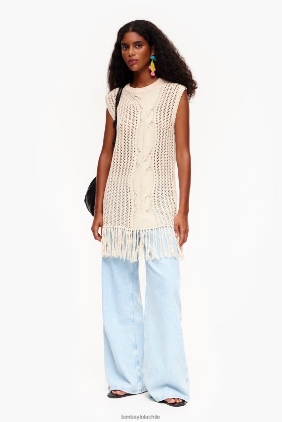 Bimba Y Lola chaleco de punto PT6884351 ropa crudo